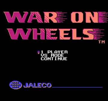 War on Wheels (USA) (Proto) screen shot title